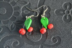 Boucles d'oreilles Cerises