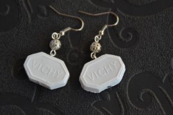 Boucles d'oreilles Pastilles à la menthe