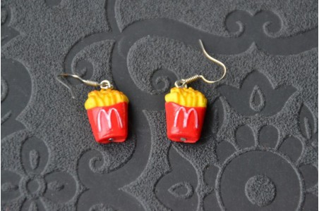 Boucles d'oreilles Frites