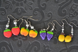 Boucles d'oreilles Les Fruits
