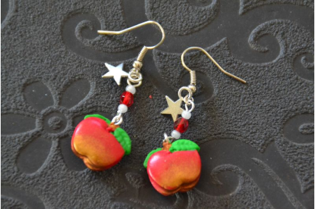 Boucles d'oreilles Pommes