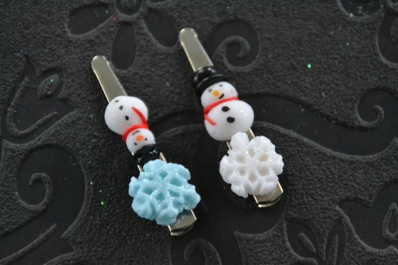 Pince à cheveux Les  Flocons de neige