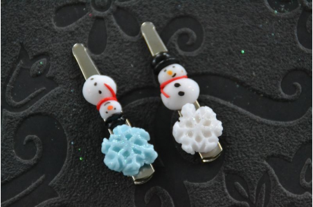 Pince à cheveux Les  Flocons de neige