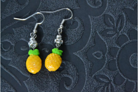 Boucles d'oreilles Ananas