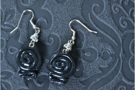 Boucles d'oreilles Réglisse