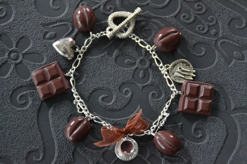 Bracelet Chocolat et grain de café