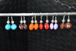 Boucles d'oreilles Les Petites billes de chocolat