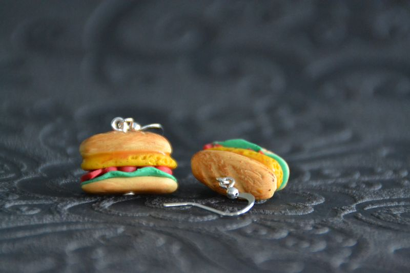 Boucles d'oreilles Sandwich