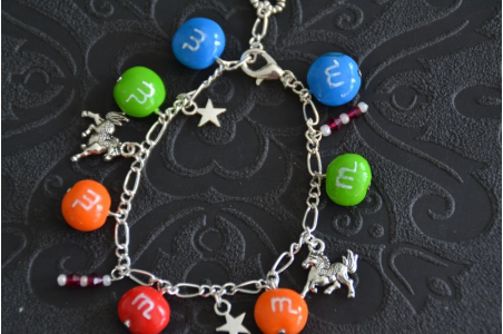 Bracelet Petites billes de chocolat
