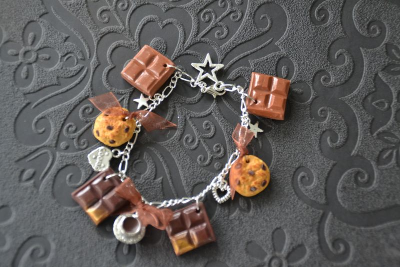 Bracelet Cookies et chocolat