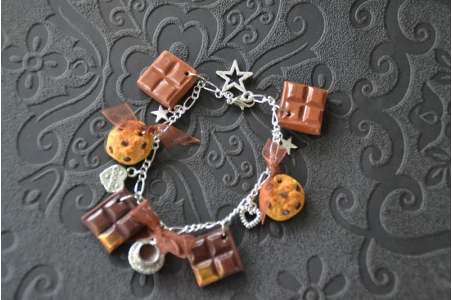 Bracelet Cookies et chocolat