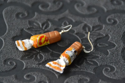 Boucles d'oreilles Confiserie au nougat