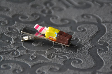 Pince à cheveux Confiserie au caramel