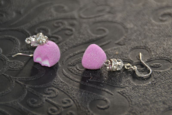 Boucles d'oreilles Fraises