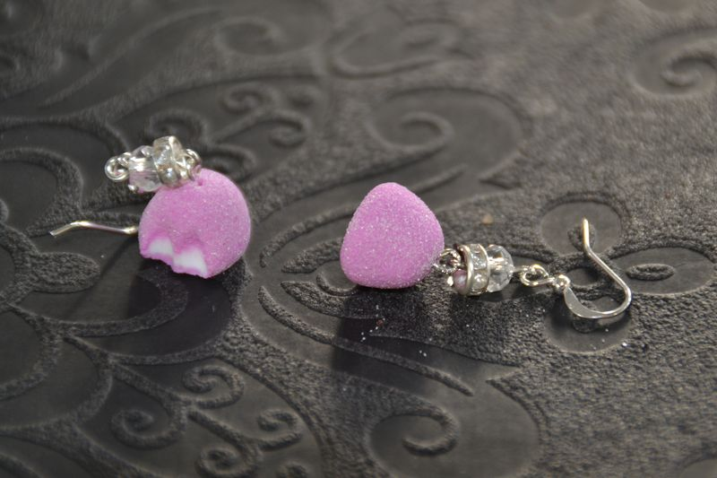 Boucles d'oreilles Fraises