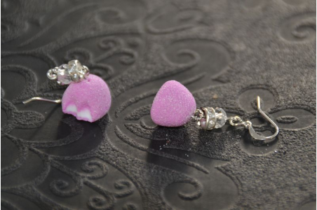 Boucles d'oreilles Fraises