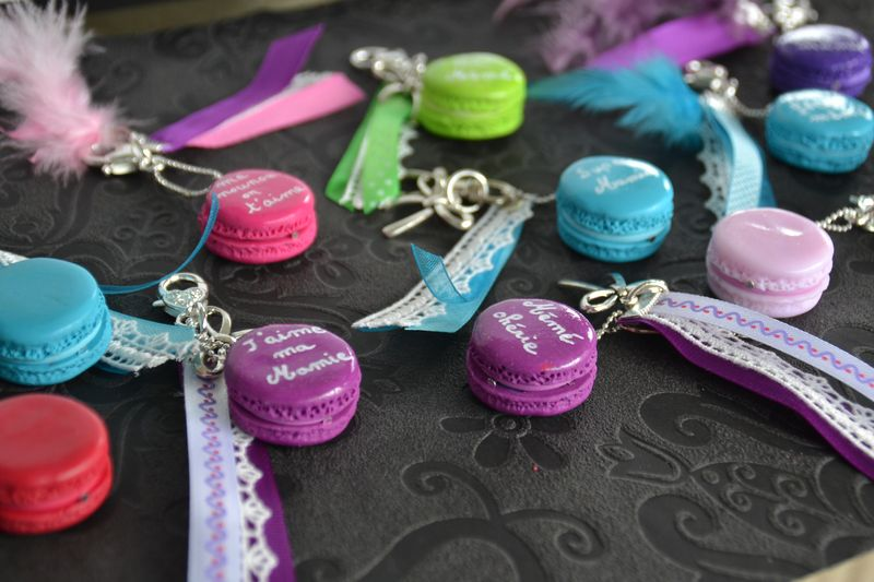 Porte-clés Les Macarons personnalisables