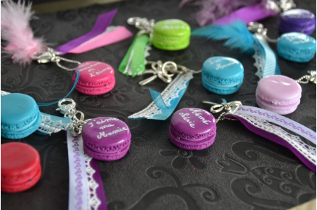 Porte-clés Les Macarons personnalisables