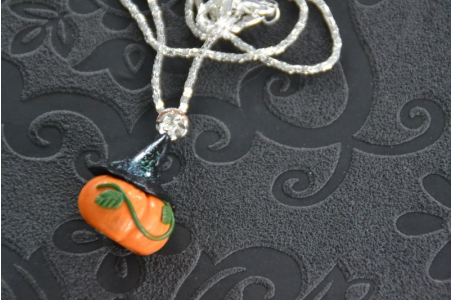 Collier Citrouille