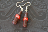 Boucles d'oreilles Bouteille de cola