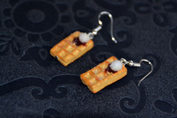 Boucles d'oreilles Gaufres
