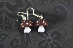 Boucles d'oreilles Champignon