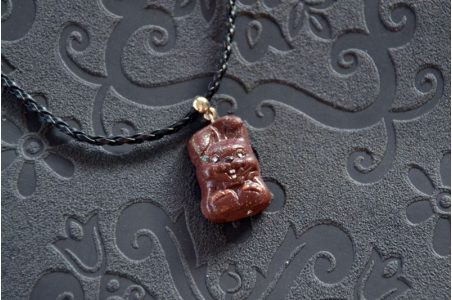 Collier Lapin en chocolat