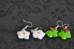 Boucles d'oreilles Fleurs