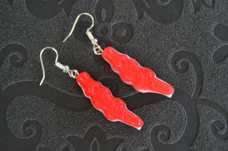 Boucles d'oreilles Crocodile