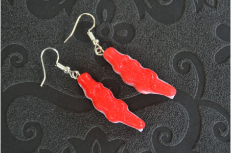 Boucles d'oreilles Crocodile