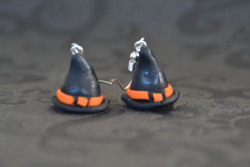 Boucles d'oreilles Chapeau de sorcière