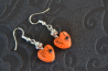 Boucles d'oreilles Cœur d' Halloween
