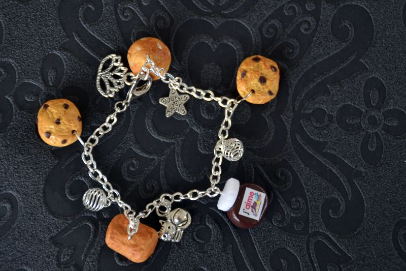 Bracelet Cookies, chouquettes, pains au chocolat