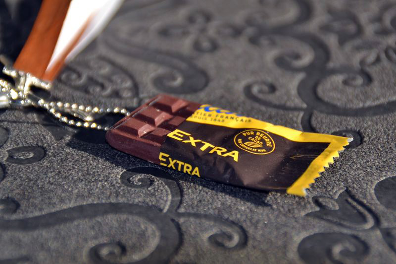 Porte-clés Tablette de chocolat