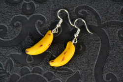 Boucles d'oreilles Banane