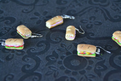 Boucles d'oreilles Sandwiches