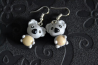Boucles d'oreilles Koala