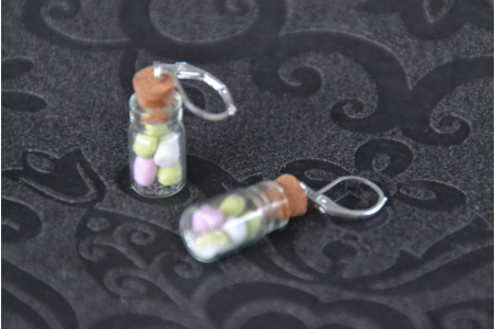Boucles d'oreilles Petites guimauves.