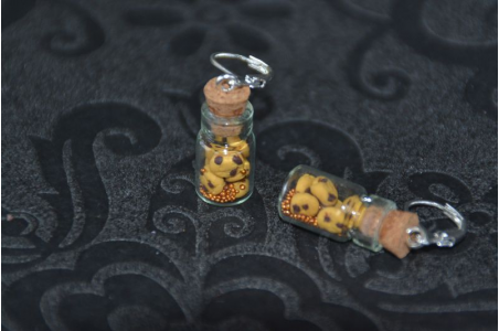 Boucles d'oreilles Cookies.