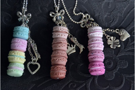 Collier Quatre Macarons