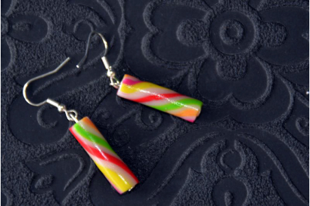 Boucles d'oreilles Sucre d'orge