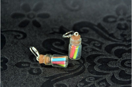 Boucles d'oreilles Sucres d'orge.