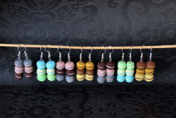 Boucles d'oreilles Macarons