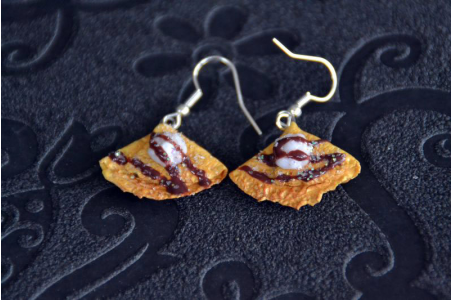 Boucles d'oreilles Crêpes