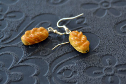Boucles d'oreilles Brioche