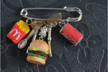 Broche Hamburger et frites