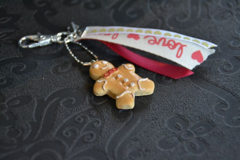 Porte-clés Bonhomme de pain d'épices