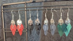 Boucles d'oreilles Les Feuilles Filigrane