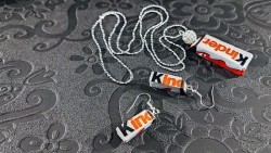 Collier Barre chocolat au lait