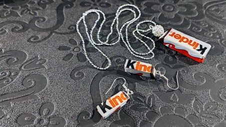 Collier Barre chocolat au lait